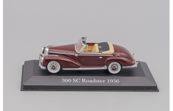 MERCEDES-BENZ 300 S Roadster (1952), Mercedes-Benz Offizielle Modell-Sammlung 9, dark red