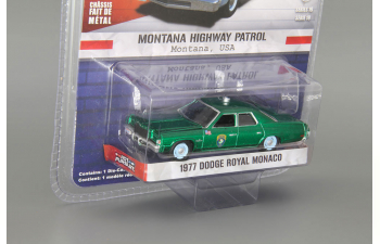 DODGE Royal Monaco "Montana Police Highway Patrol" (1977), green (Greenlight!)