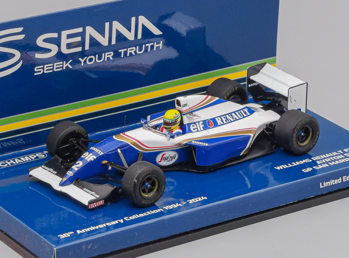 WILLIAMS Renault FW16 GP San Marino 30th Anniversary Collection, Senna (1994-2024)