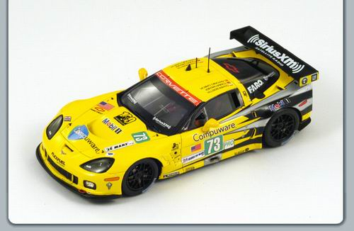 CHEVROLET Corvette C6 ZR1 №73 Corvette Racing Le Mans Winner LM GTE PRO class 2011, yellow