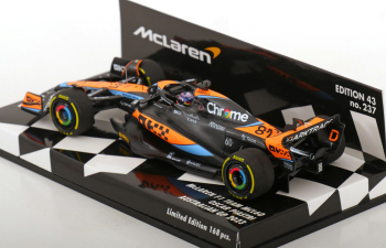 McLAREN F1 Mcl60 Team Mclaren №81 Australian Gp (2023) Oscar Piastri, Orange Black Blue
