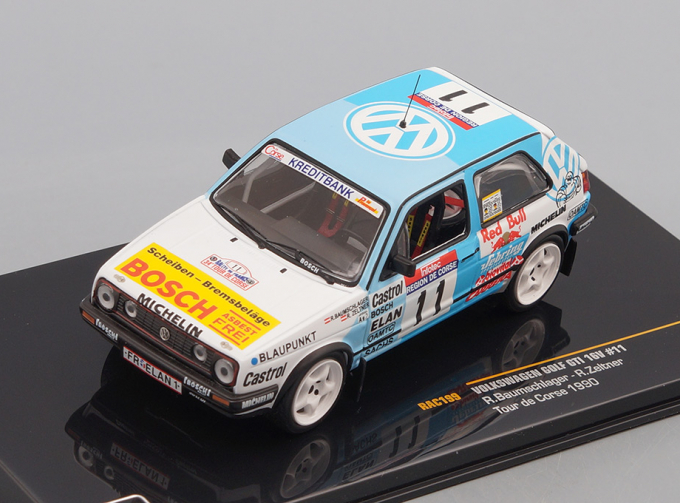 VOLKSWAGEN Golf GTI 16V #11 R.Baumschlager - R.Zeltner Tour de Corse 1990, blue