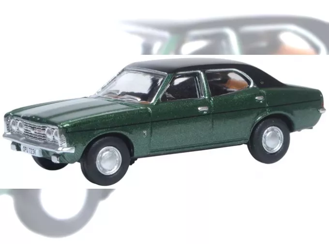 FORD Cortina MKIII (1970), dark green/black