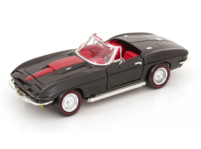 CHEVROLET Corvette L-71 Roadster (1967), black red