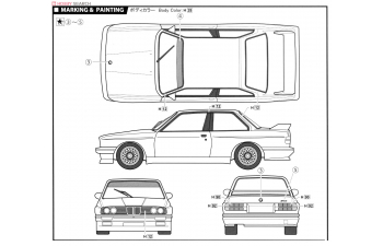 Сборная модель BMW M3 E30