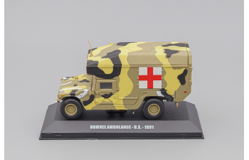 HUMMER H1 Ambulance USA Army 1991, пустынный камуфляж