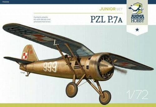 Сборная модель Самолет PZL P.7a Junior set