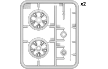 Сборная модель T-55 Al Faw Enigma Iraq Polish Made Base Military (1990)