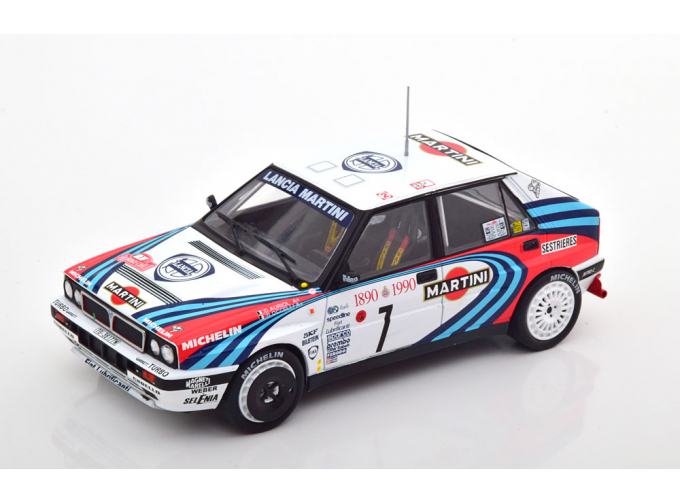 LANCIA Delta Integrale 16V #7 "Martini" Auriol/Occelli победитель Rally Monte-Carlo 1990