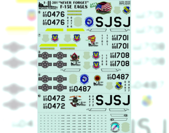 Декаль F-15E Part 1