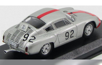 PORSCHE 356 Carrera Abarth Gtl N 92 6th Assoluto - Winner Categoria Gran Turismo Targa Florio 1961 P-e.strahle - A.pucci, Silver Red