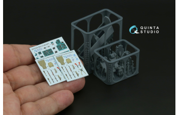 3D Декаль интерьера кабины МиГ-21УМ (KP) (с 3D-печатными деталями)