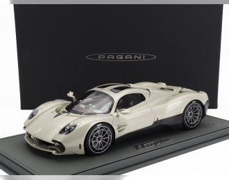 PAGANI Utopia Opt Carbon Fiber (2022) - Con Vetrina - With Showcase, Grigio Rinascimento - Light Grey