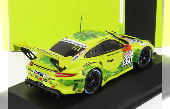 PORSCHE 911 991-2 Gt3 R Team Manthey Racing №911 4th 24h Vln 3 Nurburgring (2019) M.Christensen - K.Estre, Yellow Green