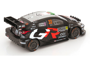 TOYOTA Yaris Gr Hybrid Rally1 Team Toyota Gazoo Racing Wrt №33 2nd Rally Montecarlo (2025) Elfyn Evans - Scott Martin, Black