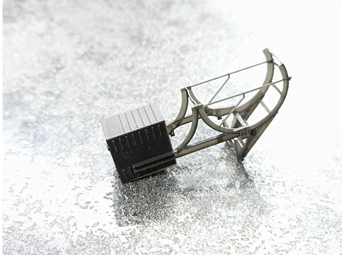 Держатель запасного колеса (ДЗК) КРАЗ-255Б поздний