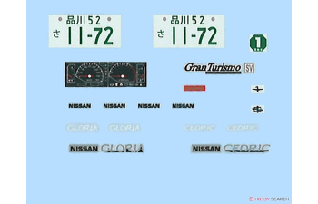 Сборная модель NISSAN Cedric V20E Gran Turismo (Y31)