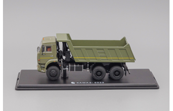 (Б/У) КАМАЗ 6522 6х6 самосвал, хаки