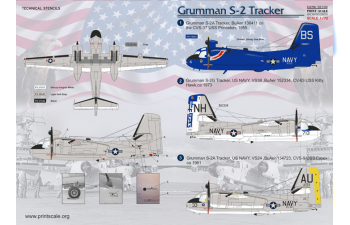 Декаль Grumman S-2 Tracker