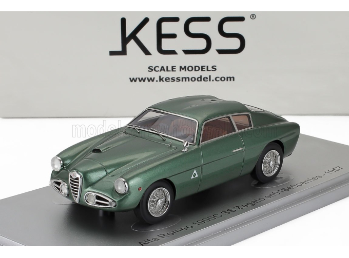 ALFA ROMEO 1900c Ss Sn01840 Zagato Coupe (1957), Green Met