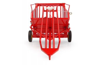 Mathiaut Mdt 72 - Small Bale Collecting Cart, Red