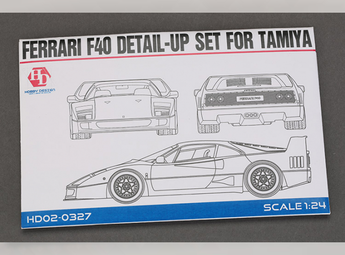 Набор для доработки Ferrari F40 Detail-UP Set для моделей T （PE+Metal parts+Resin）