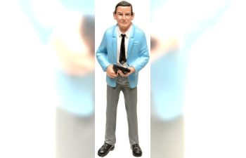 FIGURES Ladro - Robber Ii, Light Blue Grey