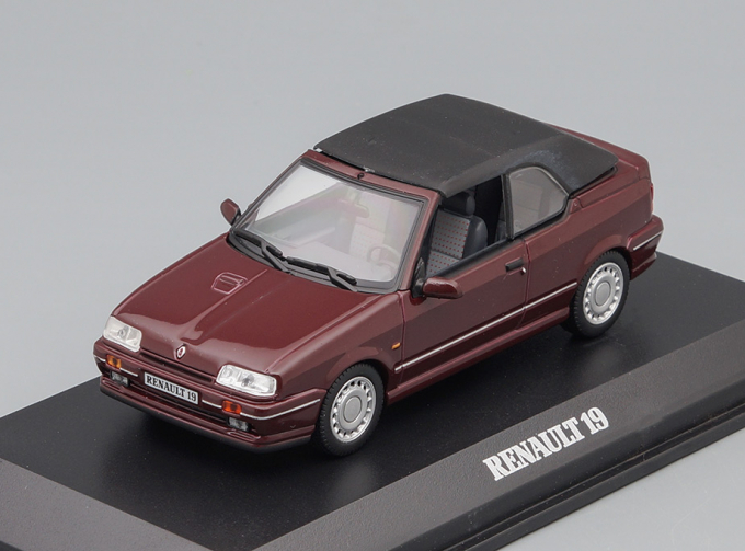 RENAULT 19 convertible phase1 1990, Dark Red