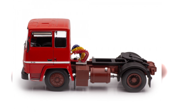 BERLIET TR 280 седельный тягач с полуприцепом (Трал), красный