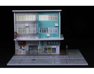 Diorama *Hong Kong street scene with light 02*, various