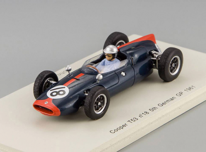 COOPER T53 №18 German GP (John Surtees) 1961, blue