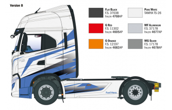 Сборная модель IVECO FIAT S-way S460 Magirus Tractor Truck 2-assi 2022