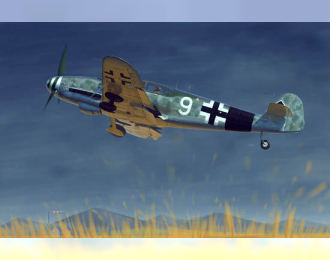 Сборная модель Самолет Messerschmitt Bf 109 G-10