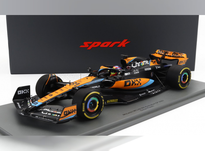 McLAREN F1 Mcl60 Team Mclaren №81 Australian Gp (2023) Oscar Piastri, Orange Black Blue