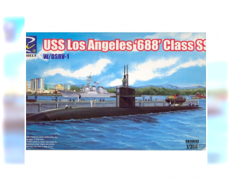 Сборная модель USS Los Angeles '688' Class SSN with DSRV-1