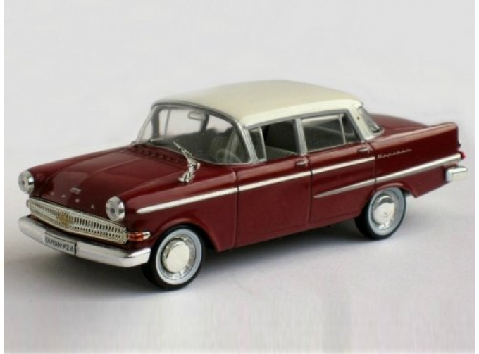 OPEL KAPITAN P2.6 (1959-1965), dark red / white