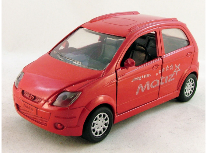 DAEWOO Matiz (CHEVROLET Spark), красный