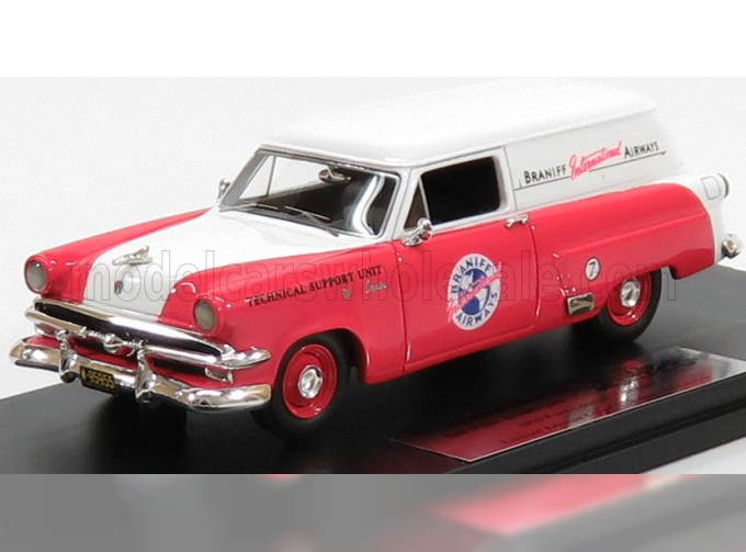 FORD Courier Van Braniff (1953), White Red