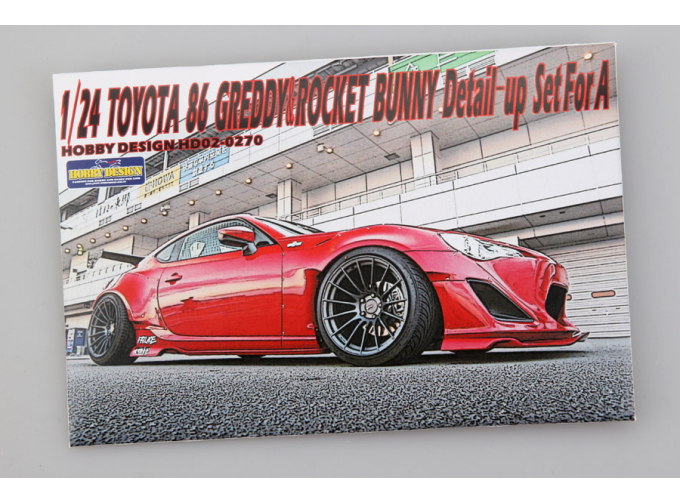 Набор для доработки Toyota 86' 12 Greddy&Rocket Bunny для моделей A （PE+Resin+Metal parts）