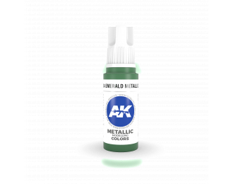 Краска акриловая 3rd Generation Emerald Metallic Green 17ml