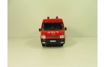 FORD Transit Fire Brigade, Junior Rescue 1:43, красный