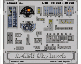 Цветное фототравление для A-4E/ F