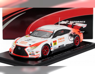 LEXUS Rc F Gt3 Team Arto Thailand №35 Gt300 Super Gt (2021) Giuliano Alesi - Sean Walkinshaw, White Orange