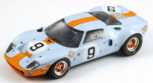 FORD GT 40 9 Победитель LM 1968 P. Rodriguez - L. Bianchi, blue