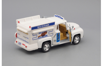 FORD F-100 Pickup Ice Cream Truck (1956), white