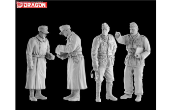 Сборная модель немецкие танкисты и артиллеристы