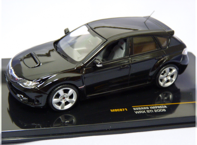 SUBARU Impreza WRX STI (2008), black