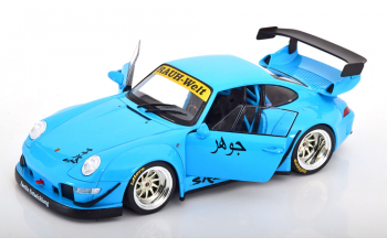 PORSCHE 911 (993) Rwb Bodykit Coupe (2018), light blue