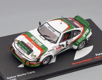 PORSCHE 911 SC #6 B.Béguin/J.Lenne Rally Monte-Carlo 1980, white / green