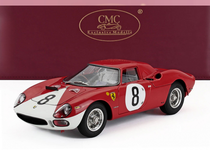 FERRARI 250lm Ch. N5909 №8 12h Reims (1964) John Surtees - Lorenzo Bandini, Green